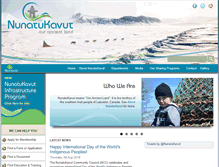 Tablet Screenshot of nunatukavut.ca